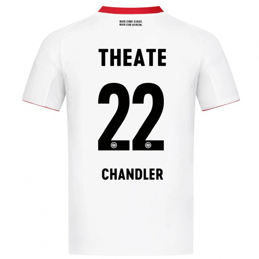 Danxenメンズティモシー・チャンドラー#22ホワイト レッドアウェイシャツ2025/26ジャージーユニフォーム