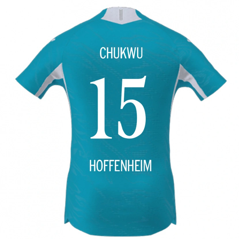 DanxenメンズEmmanuel Chukwu#15スカイブルーアウェイシャツ2025/26ジャージーユニフォーム