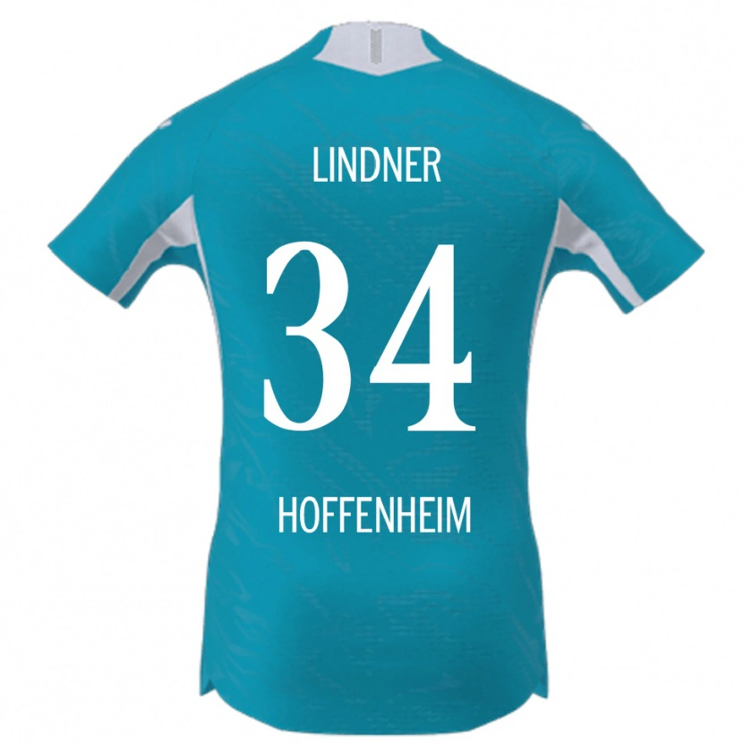 DanxenメンズSophie Lindner#34スカイブルーアウェイシャツ2025/26ジャージーユニフォーム