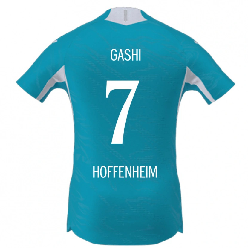 DanxenメンズFanol Gashi#7スカイブルーアウェイシャツ2025/26ジャージーユニフォーム