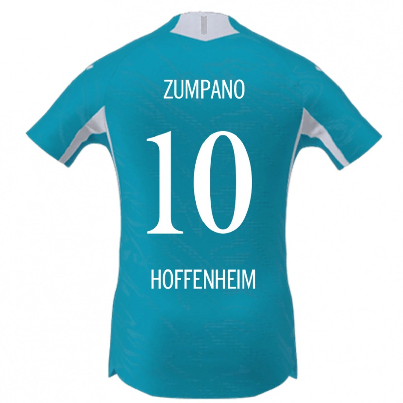 DanxenメンズNevio Zumpano#10スカイブルーアウェイシャツ2025/26ジャージーユニフォーム