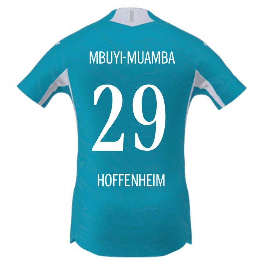 DanxenメンズHubert Mbuyi-Muamba#29スカイブルーアウェイシャツ2025/26ジャージーユニフォーム