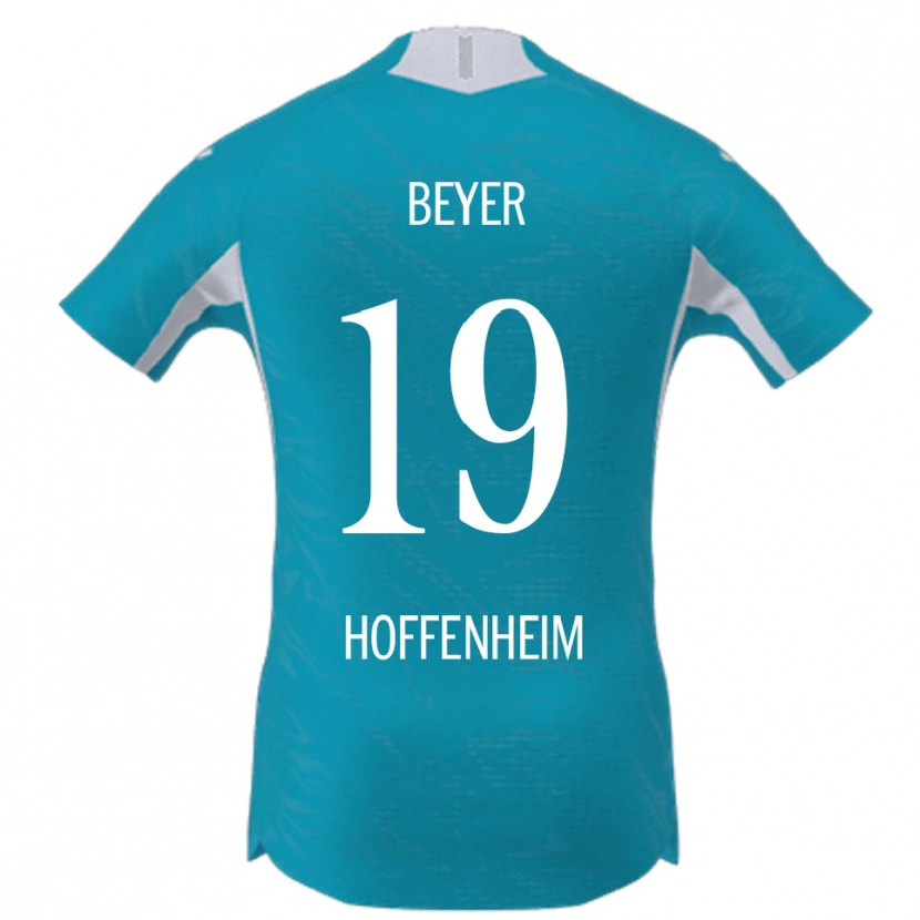DanxenメンズJulian Beyer#19スカイブルーアウェイシャツ2025/26ジャージーユニフォーム