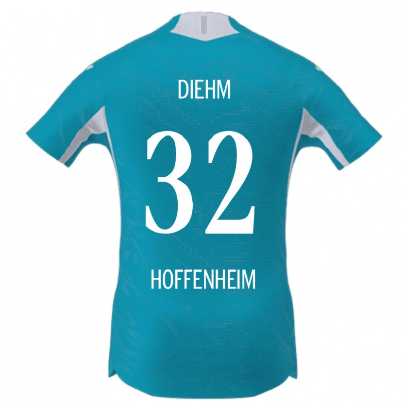 DanxenメンズVanessa Diehm#32スカイブルーアウェイシャツ2025/26ジャージーユニフォーム