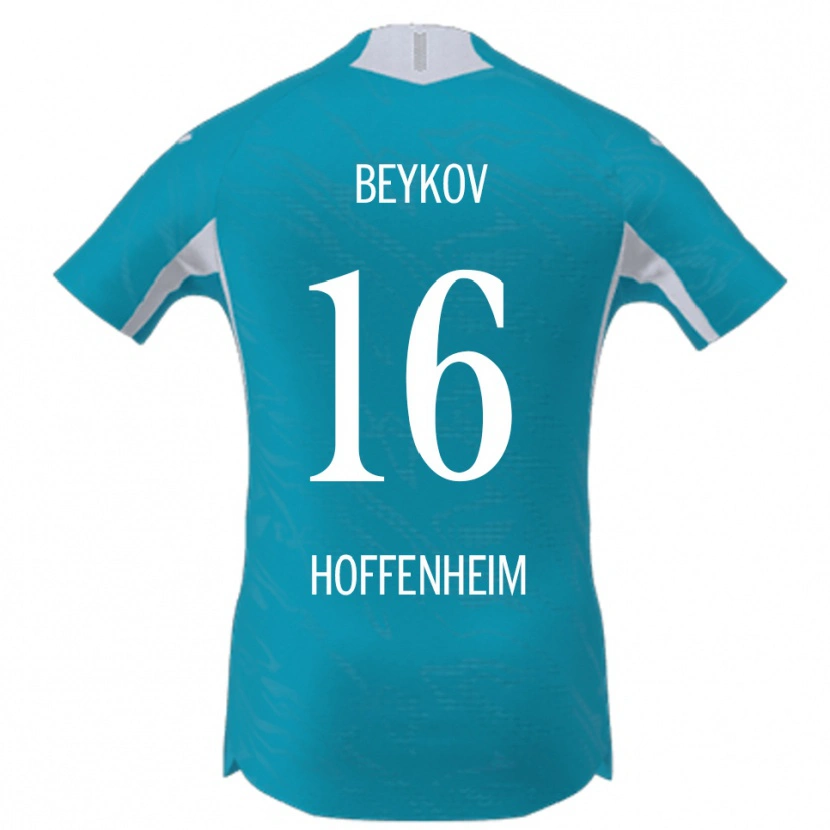 DanxenメンズViktor Beykov#16スカイブルーアウェイシャツ2025/26ジャージーユニフォーム