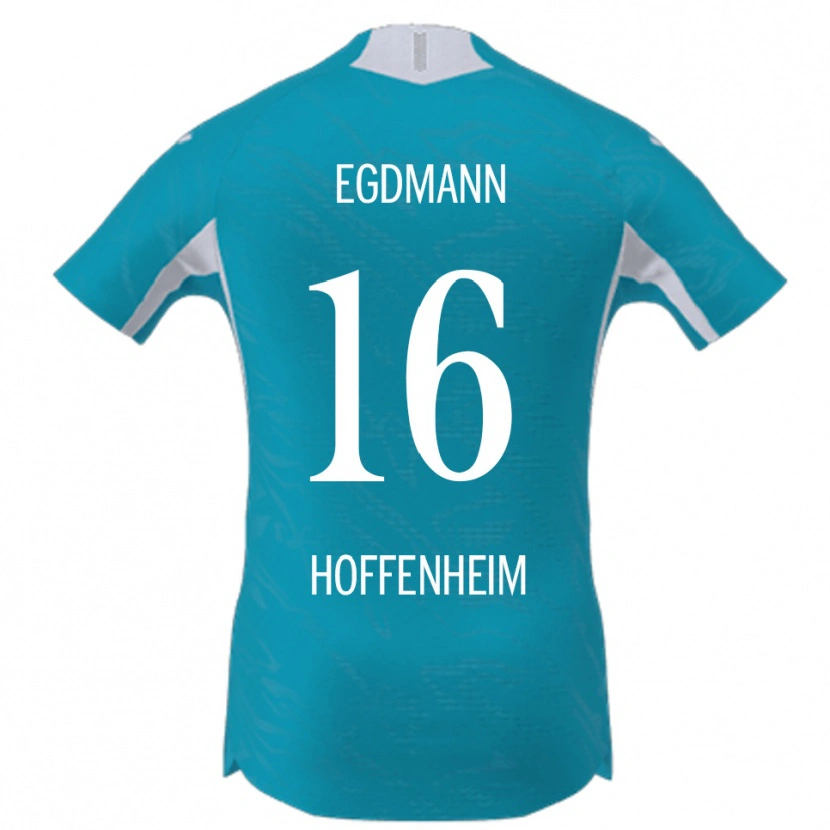 DanxenメンズMika Egdmann#16スカイブルーアウェイシャツ2025/26ジャージーユニフォーム