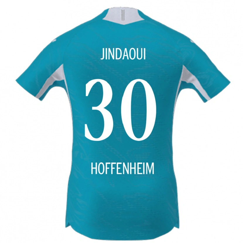 DanxenメンズNader Jindaoui#30スカイブルーアウェイシャツ2025/26ジャージーユニフォーム