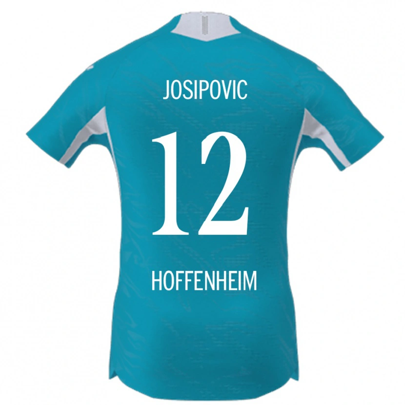 DanxenメンズMihael Josipovic#12スカイブルーアウェイシャツ2025/26ジャージーユニフォーム