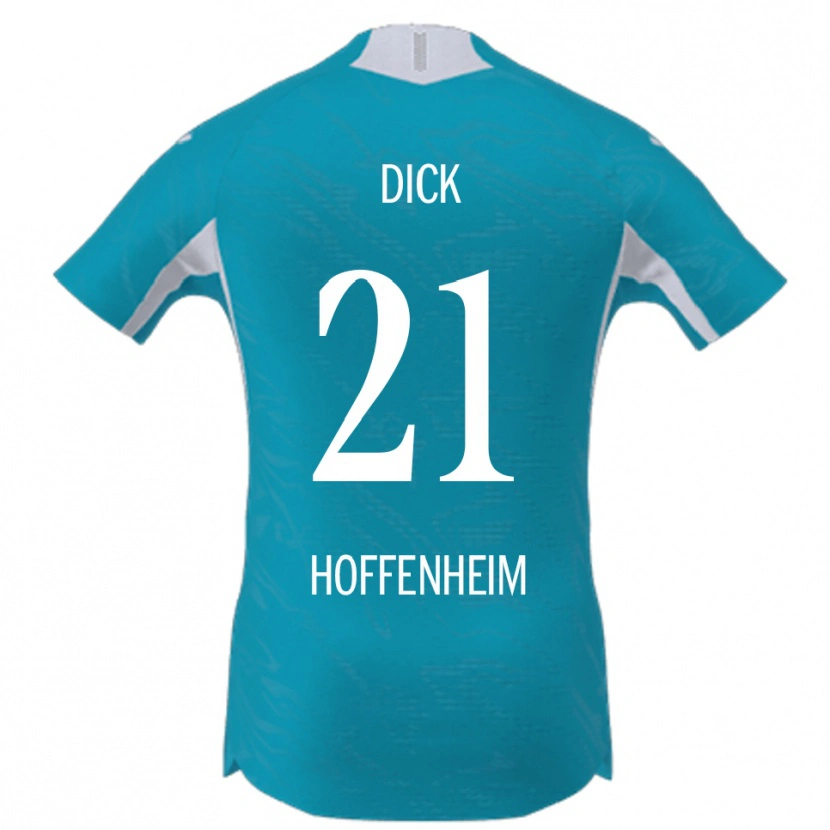 DanxenメンズLaura Dick#21スカイブルーアウェイシャツ2025/26ジャージーユニフォーム