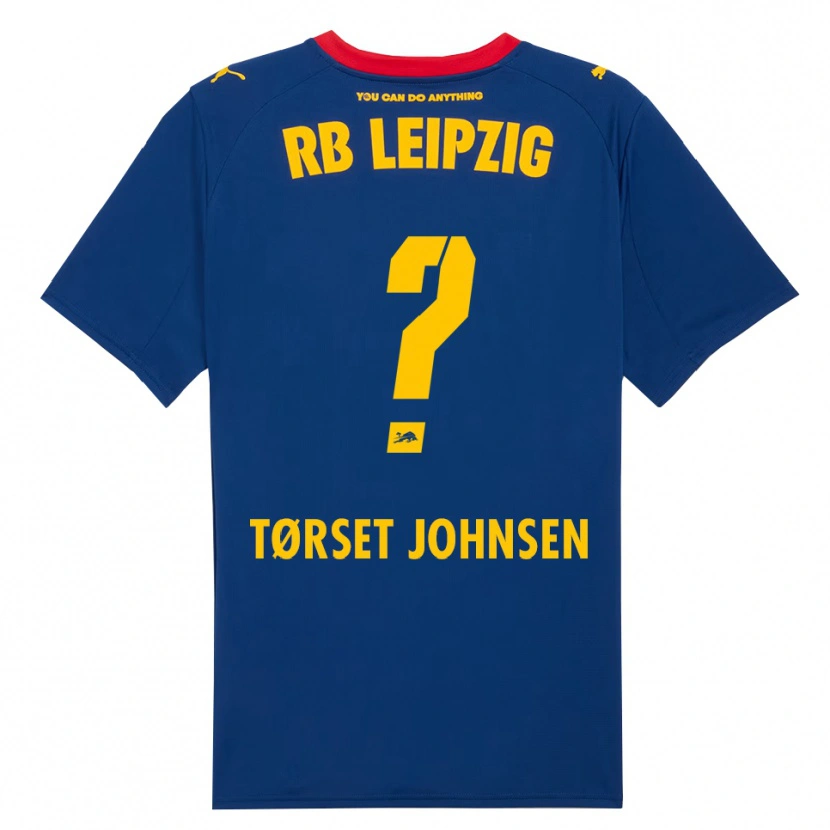 DanxenメンズPatrik Tørset Johnsen#0ネイビー レッドアウェイシャツ2025/26ジャージーユニフォーム