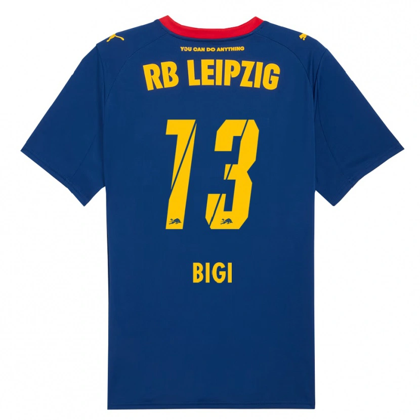 DanxenメンズSamim Bigi#13ネイビー レッドアウェイシャツ2025/26ジャージーユニフォーム
