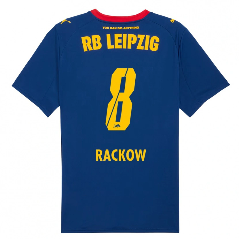 DanxenメンズGianna Rackow#8ネイビー レッドアウェイシャツ2025/26ジャージーユニフォーム