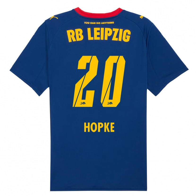 DanxenメンズHannes Hopke#20ネイビー レッドアウェイシャツ2025/26ジャージーユニフォーム