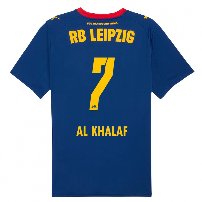 DanxenメンズAbdul Al Khalaf#7ネイビー レッドアウェイシャツ2025/26ジャージーユニフォーム