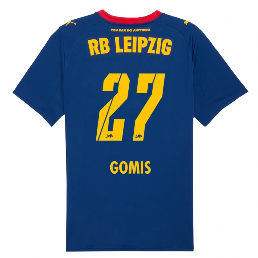 DanxenメンズTidiam Gomis#27ネイビー レッドアウェイシャツ2025/26ジャージーユニフォーム