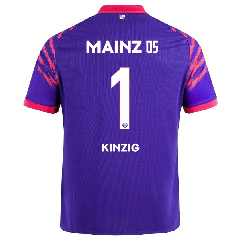 DanxenメンズMaximilian Kinzig#1ネイビー ピンクアウェイシャツ2025/26ジャージーユニフォーム