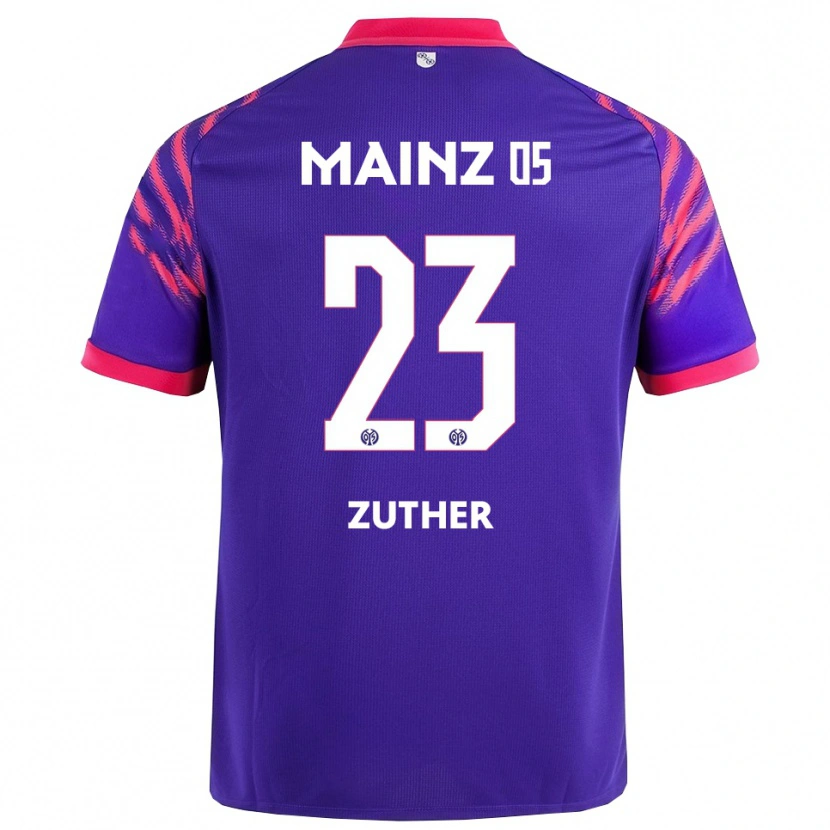 DanxenメンズPit Zuther#23ネイビー ピンクアウェイシャツ2025/26ジャージーユニフォーム