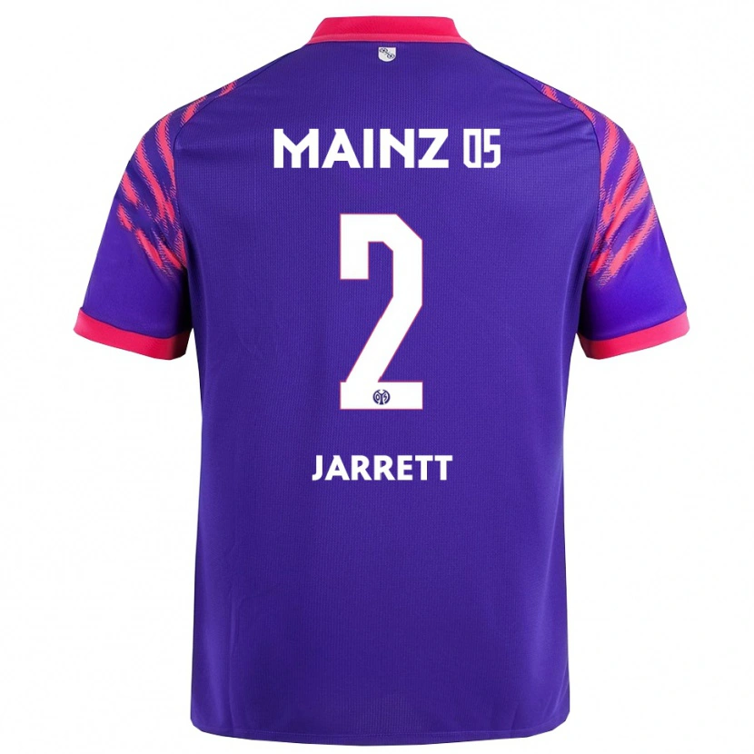 DanxenメンズTyrone Jarrett#2ネイビー ピンクアウェイシャツ2025/26ジャージーユニフォーム