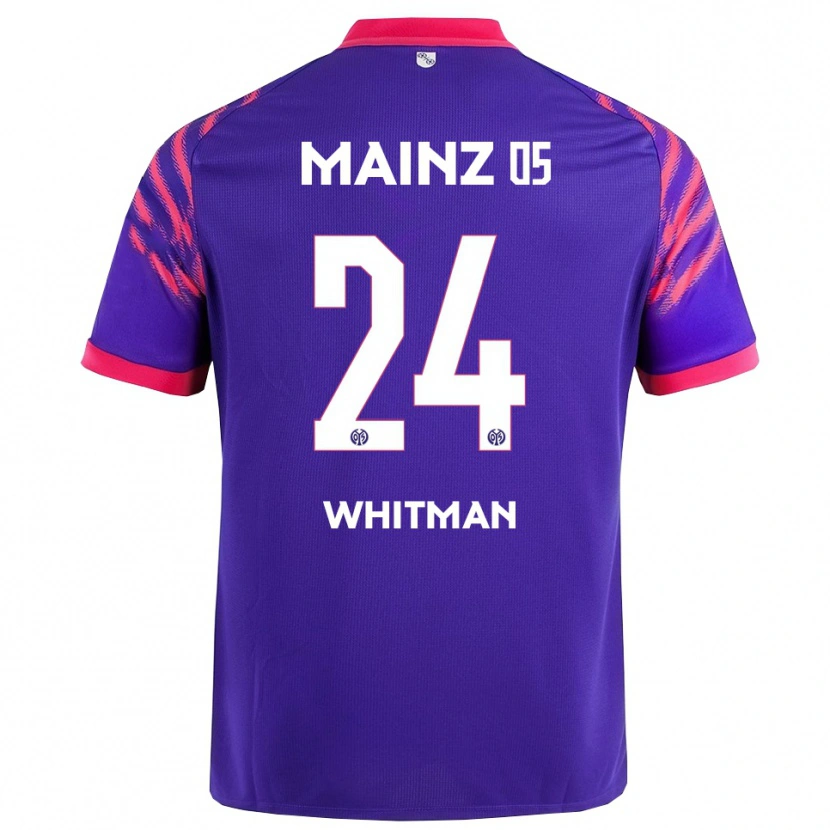 DanxenメンズKatherine Whitman#24ネイビー ピンクアウェイシャツ2025/26ジャージーユニフォーム
