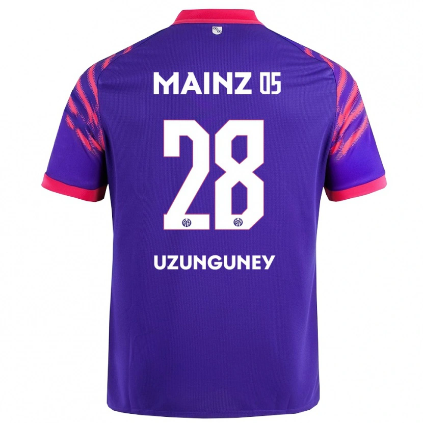 DanxenメンズEbru Uzungüney#28ネイビー ピンクアウェイシャツ2025/26ジャージーユニフォーム
