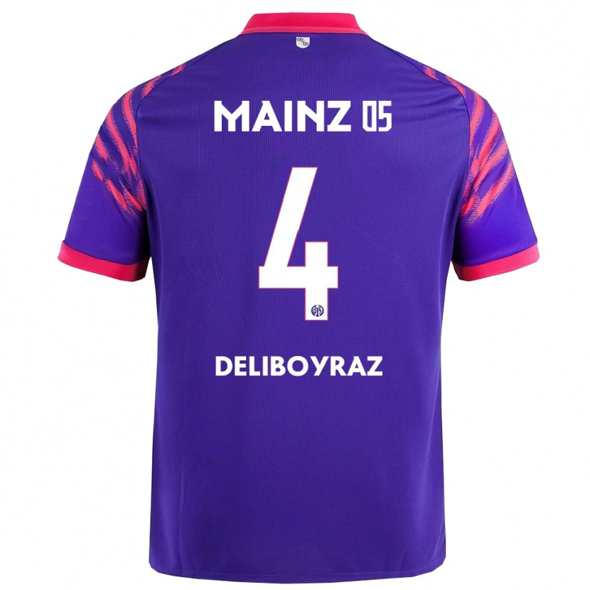DanxenメンズBatuhan Deliboyraz#4ネイビー ピンクアウェイシャツ2025/26ジャージーユニフォーム