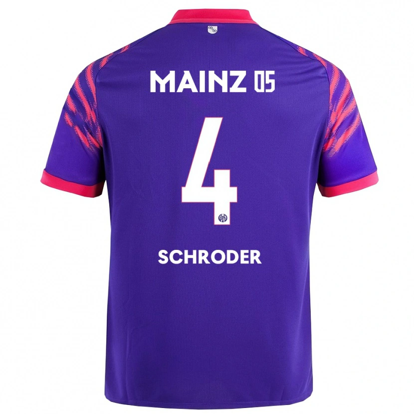 DanxenメンズLara Schröder#4ネイビー ピンクアウェイシャツ2025/26ジャージーユニフォーム