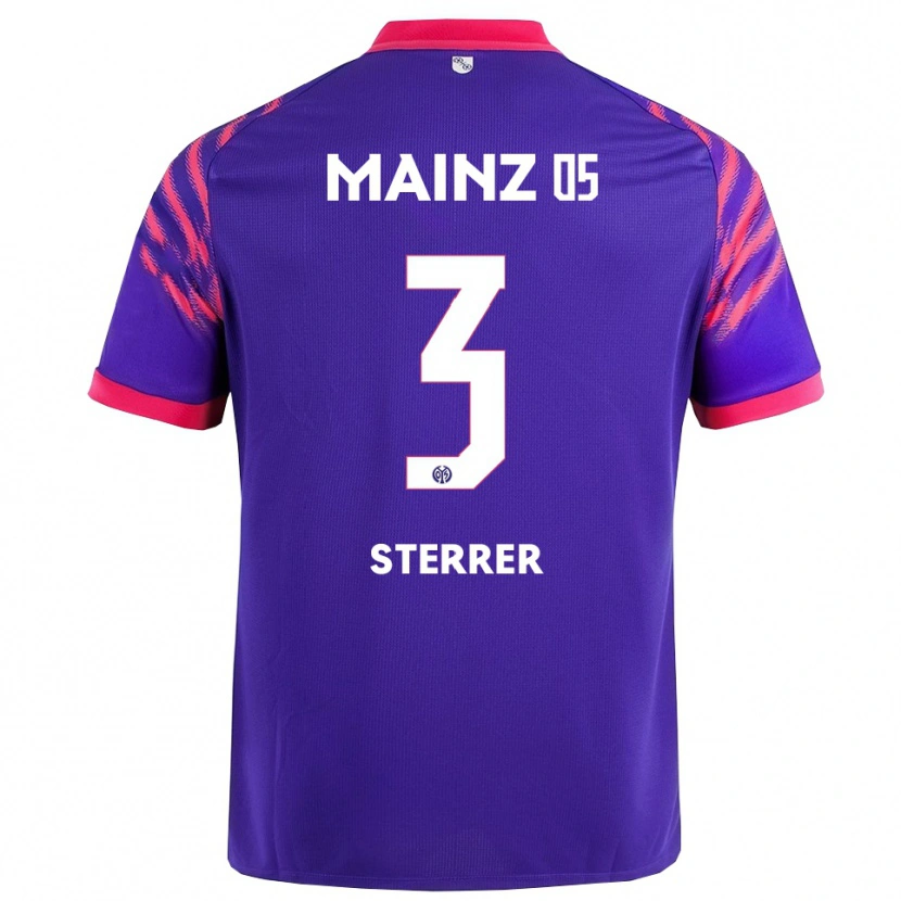 DanxenメンズMiriam Sterrer#3ネイビー ピンクアウェイシャツ2025/26ジャージーユニフォーム