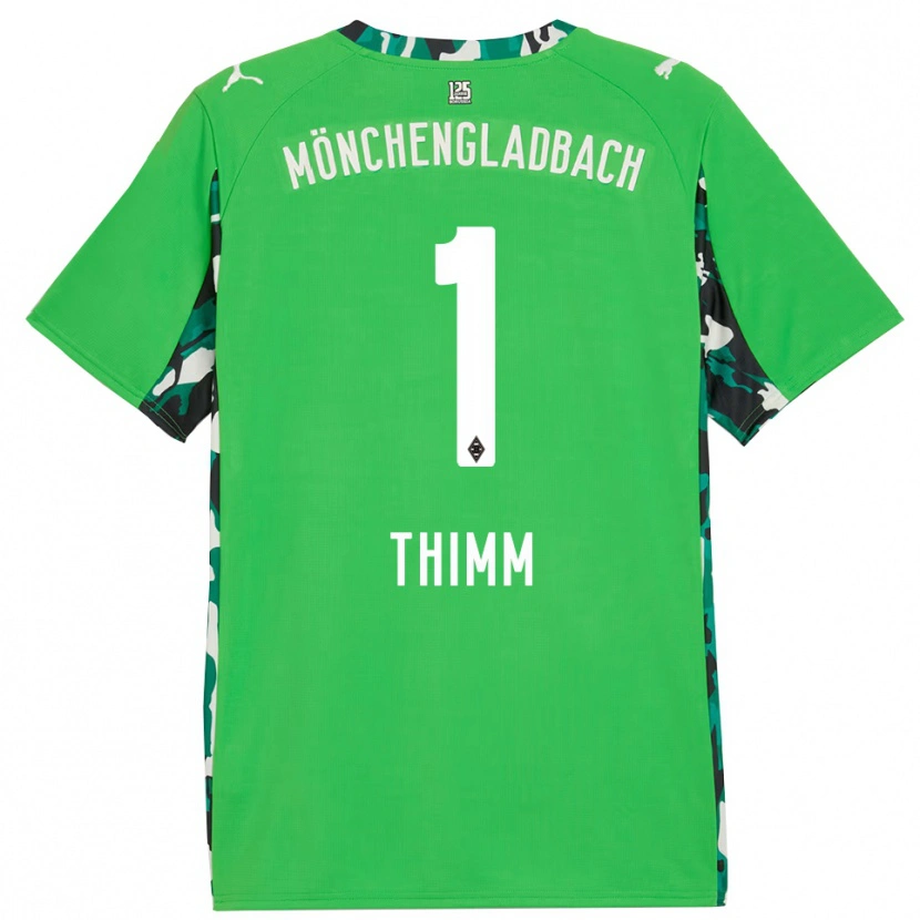 DanxenメンズJoshua Thimm#1グリーン ブラックアウェイシャツ2025/26ジャージーユニフォーム