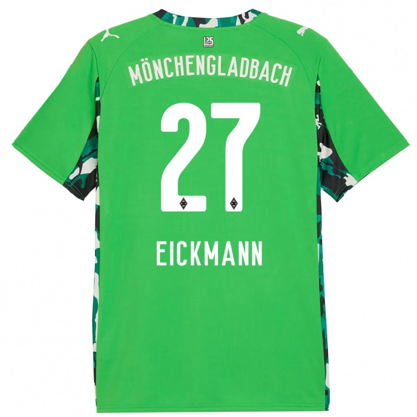DanxenメンズMia Eickmann#27グリーン ブラックアウェイシャツ2025/26ジャージーユニフォーム