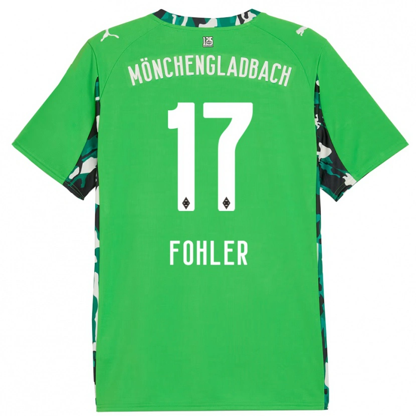 DanxenメンズSelma Fohler#17グリーン ブラックアウェイシャツ2025/26ジャージーユニフォーム