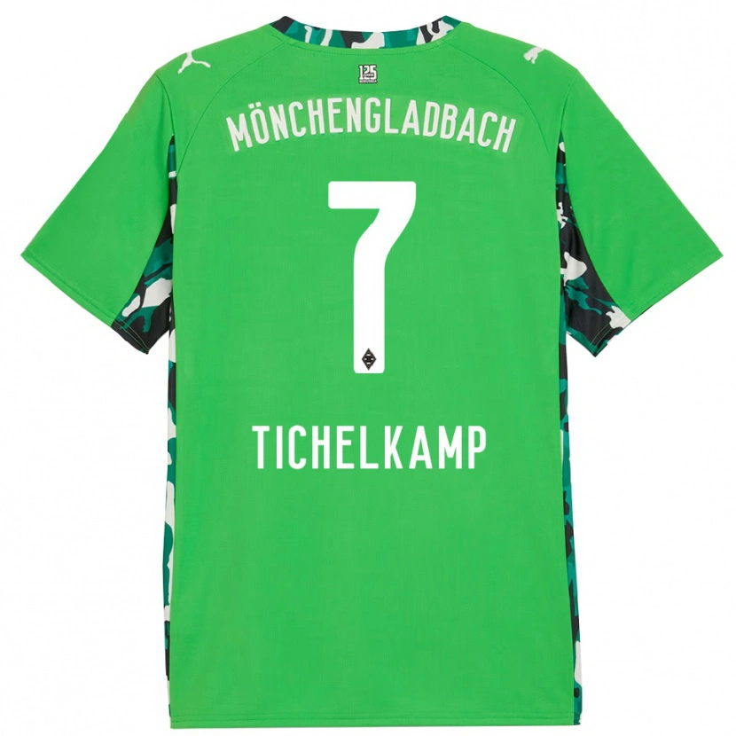DanxenメンズEmily Tichelkamp#7グリーン ブラックアウェイシャツ2025/26ジャージーユニフォーム