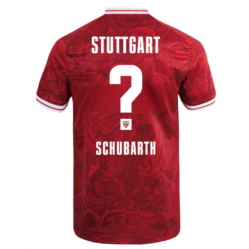DanxenメンズTill Schubarth#0レッド ブラックアウェイシャツ2025/26ジャージーユニフォーム