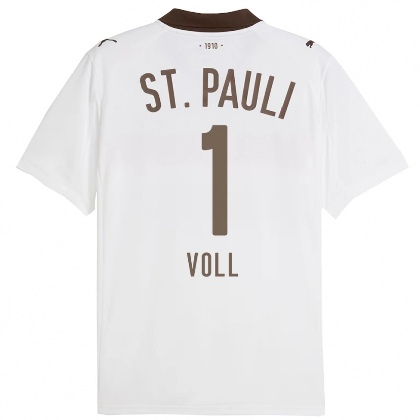 Danxenメンズベン・ヴォール#1ホワイト レッドアウェイシャツ2025/26ジャージーユニフォーム