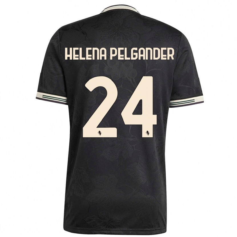 DanxenメンズElsa Helena Pelgander#24ブラック ホワイト グリーンサードユニフォームシャツ2025/26ジャージーユニフォーム