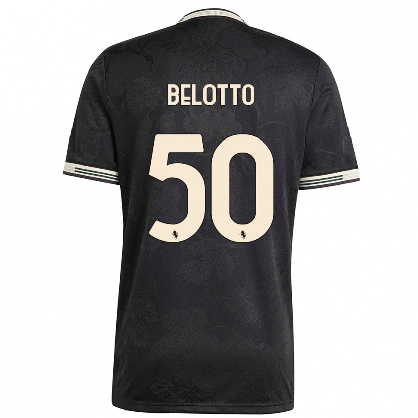 DanxenメンズSoledad Belotto#50ブラック ホワイト グリーンサードユニフォームシャツ2025/26ジャージーユニフォーム