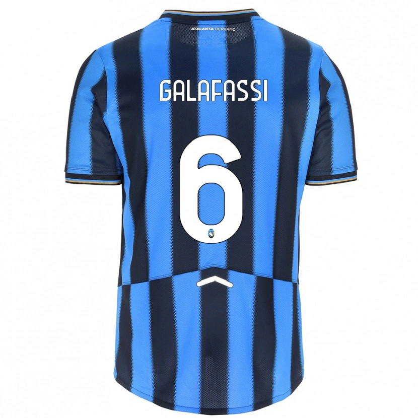 DanxenレディースFilippo Galafassi#6スカイブルー ブラックホームシャツ2025/26ジャージーユニフォーム