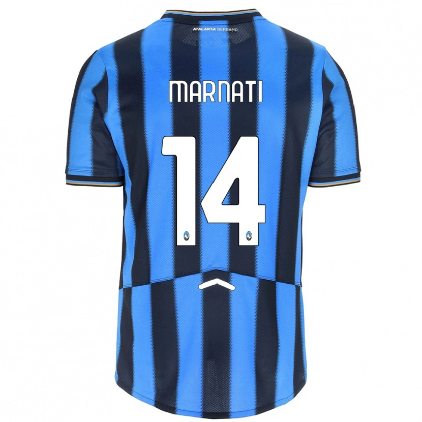 DanxenレディースSebastiano Marnati#14スカイブルー ブラックホームシャツ2025/26ジャージーユニフォーム