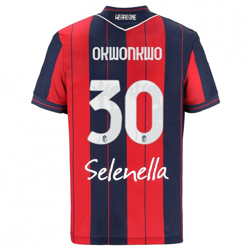 DanxenレディースOrji Okwonkwo#30レッド ネイビーホームシャツ2025/26ジャージーユニフォーム