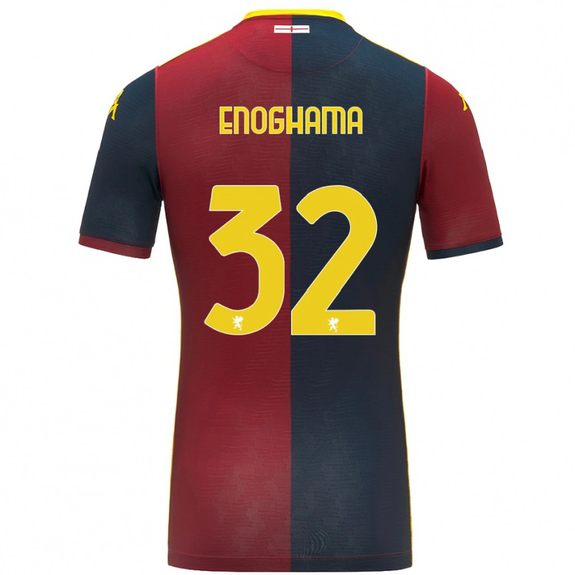 DanxenレディースIsaac Enoghama#32レッド ロイヤルブルーホームシャツ2025/26ジャージーユニフォーム