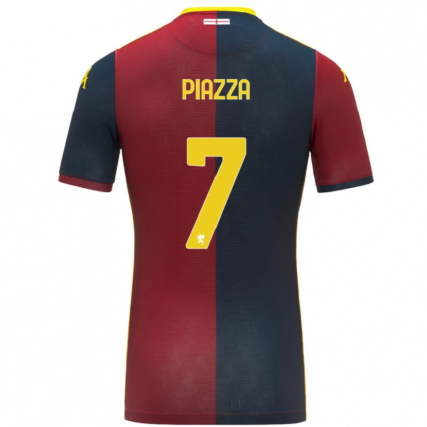 DanxenレディースMatteo Piazza#7レッド ロイヤルブルーホームシャツ2025/26ジャージーユニフォーム