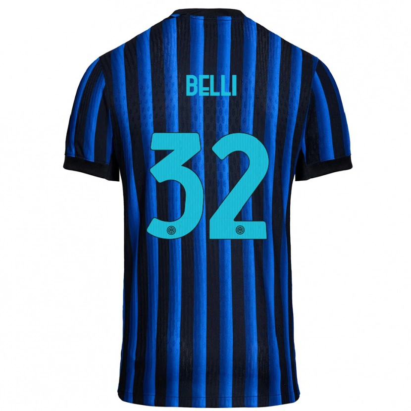 DanxenレディースElena Belli#32ブラック ブルーホームシャツ2025/26ジャージーユニフォーム