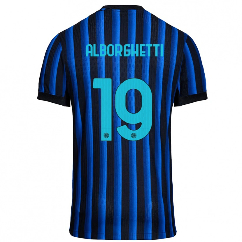 DanxenレディースLisa Alborghetti#19ブラック ブルーホームシャツ2025/26ジャージーユニフォーム