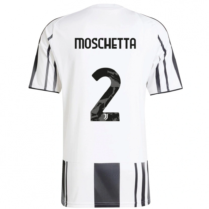DanxenレディースLorenzo Moschetta#2ホワイト ブラックホームシャツ2025/26ジャージーユニフォーム