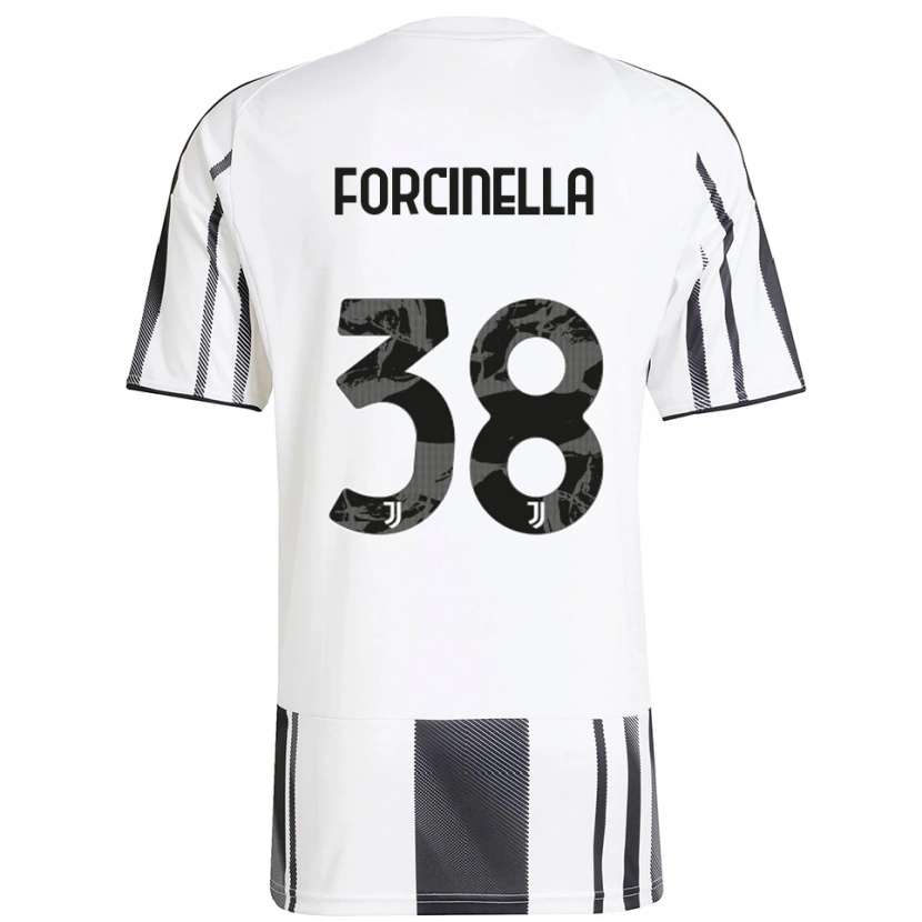 DanxenレディースCamilla Forcinella#38ホワイト ブラックホームシャツ2025/26ジャージーユニフォーム