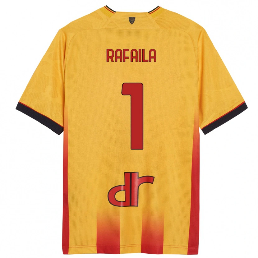 DanxenレディースVlad Răfăilă#1イエロー オレンジホームシャツ2025/26ジャージーユニフォーム