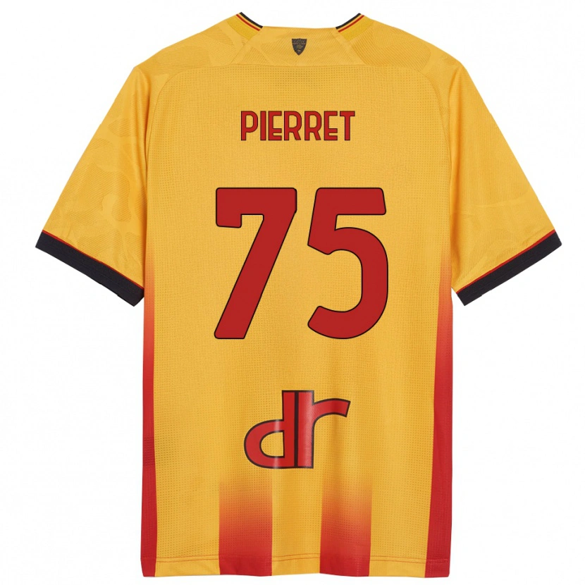 DanxenレディースBalthazar Pierret#75イエロー オレンジホームシャツ2025/26ジャージーユニフォーム