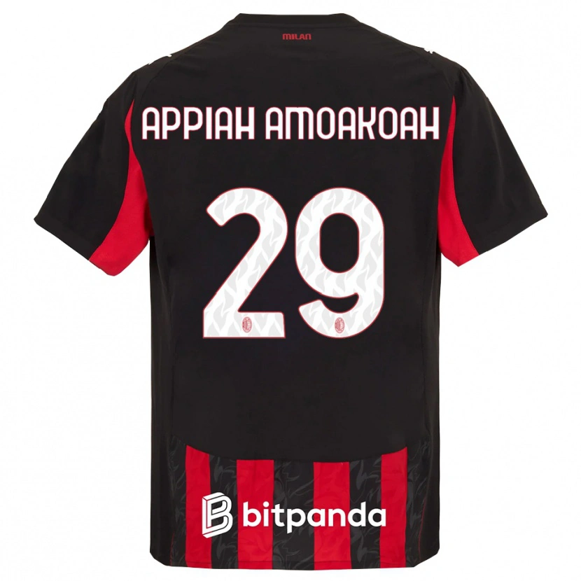 DanxenレディースKaren Appiah Amoakoah#29レッド ブラックホームシャツ2025/26ジャージーユニフォーム