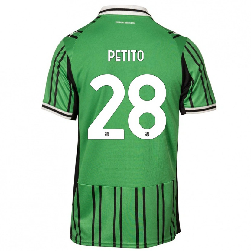 DanxenレディースChristian Petito#28グリーン ブラックホームシャツ2025/26ジャージーユニフォーム