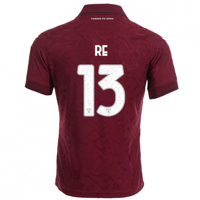 DanxenレディースMartino Re#13バーガンディ ホワイトホームシャツ2025/26ジャージーユニフォーム