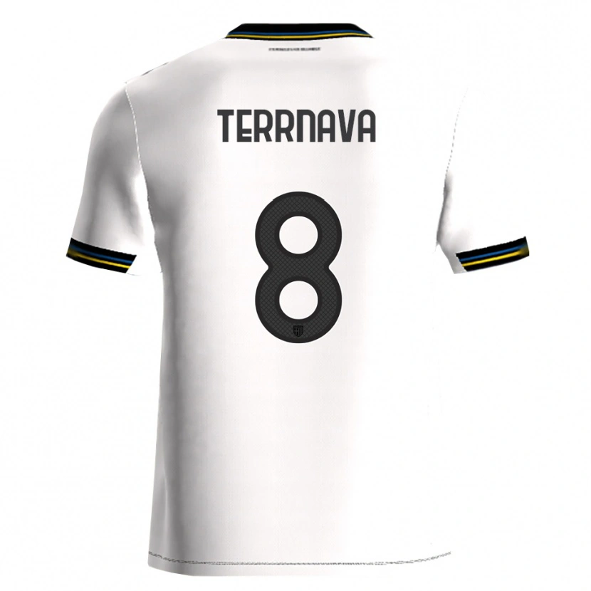 DanxenレディースDren Terrnava#8ホワイト ブラックホームシャツ2025/26ジャージーユニフォーム